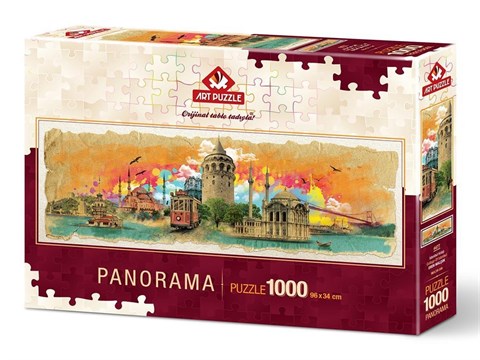Art Puzzle İstanbul Kolajı 1000 Parça Panorama