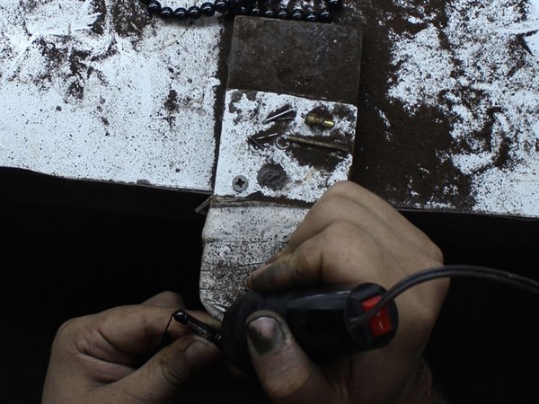 Sistemli Kumpaslı Gümüş İşlemeli Arpa Kesim Erzurum Oltu Taşı Tesbih