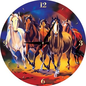 Art Puzzle Yılkı Atları 570 Parça Saat Puzzle