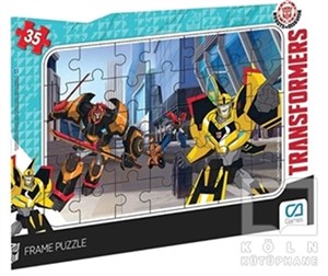 CA Games Transformers - Frame Puzzle 2 - Yeşil (35 Parça)