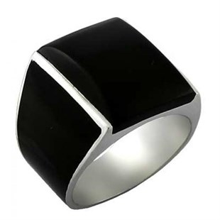 Özel Tasarım Mineli Gümüş Erkek Yüzüğü P0000002