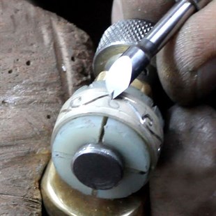 Tamamen El Yapımı Kalemkar İşçiliği Gümüş Alyans 7 mm 10 mm 14 mm